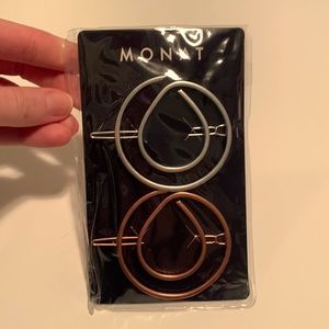 MONAT Logo Hair clips